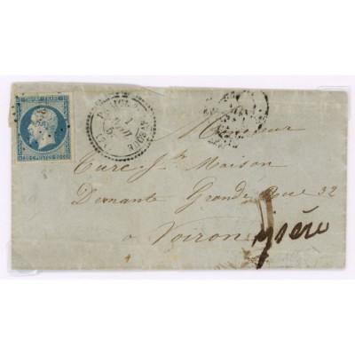 14 Oblitéré Cachet Perlé - Depart  - Cote 140 Euros