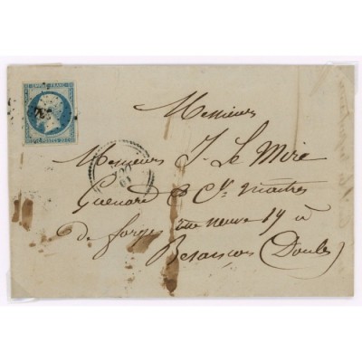 14 Oblitéré Cachet Perlé - Depart  - Cote 140 Euros