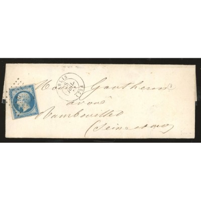 14 Oblitéré PC 2 - Depart Ablis (72) - Cote 58 Euros