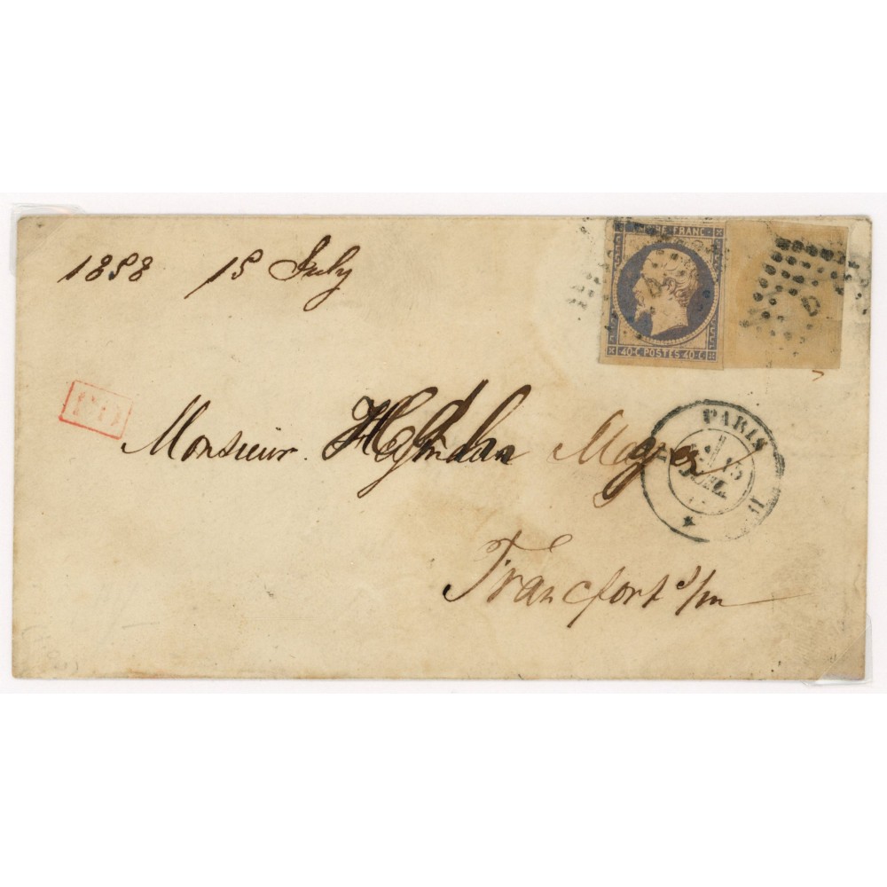 16 & 13 Oblitéré D - Depart Paris (60) - Cote 60 Euros