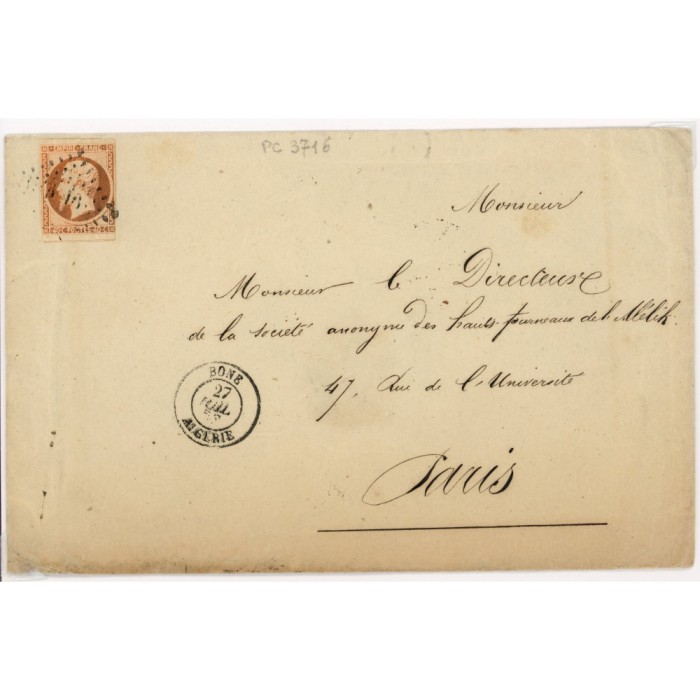 16 Oblitéré  - Depart Bone (algérie) - Cote 50 Euros