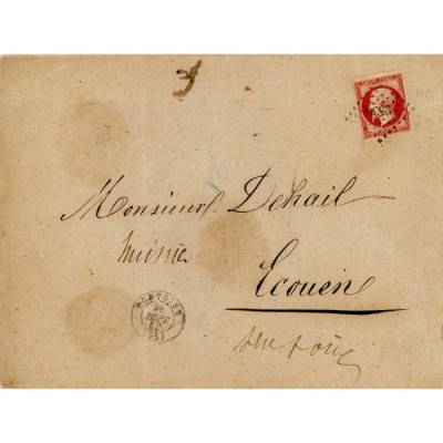 17 Oblitéré PC 2536 - Depart Pontoise - Cote 155 Euros