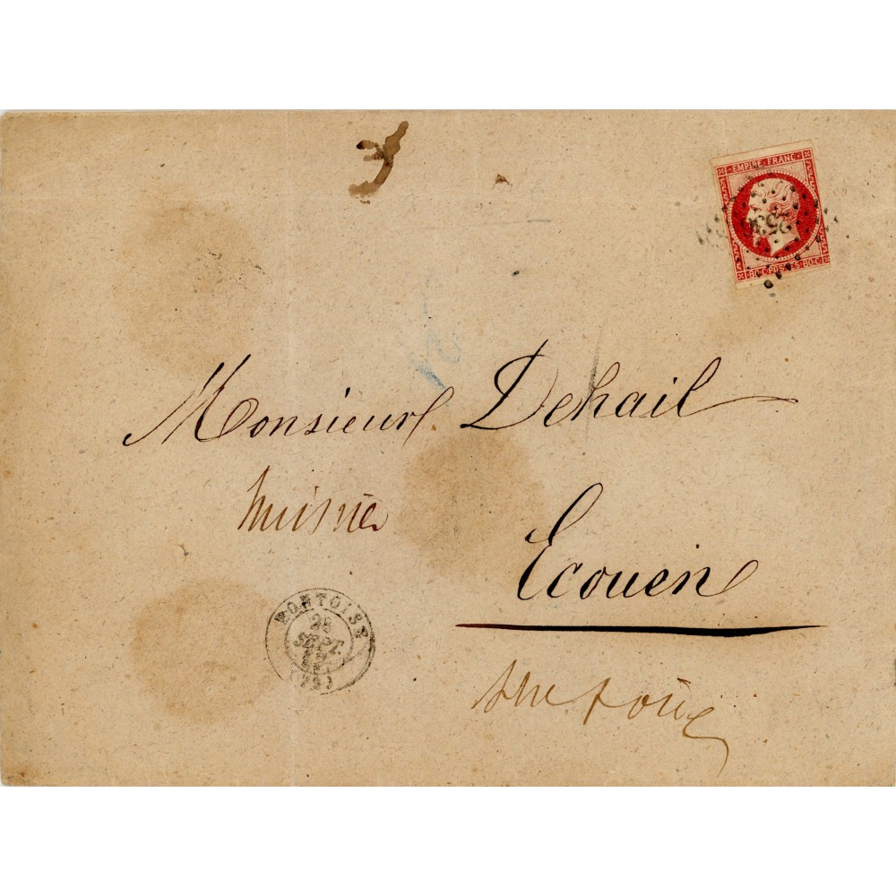 17 Oblitéré PC 2536 - Depart Pontoise - Cote 155 Euros