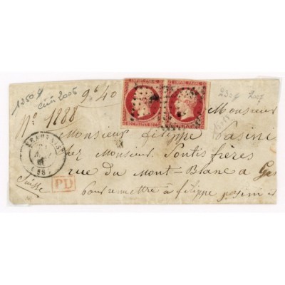 17A Oblitéré  - Depart Beauvais (58) - Paire -   - Cote 180 Euros