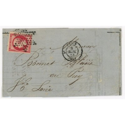 17B Oblitéré Etoile - Depart Paris (60) - Cote 150 Euros