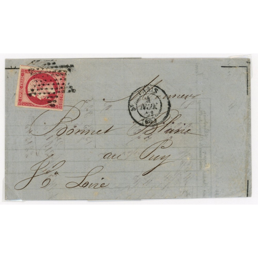 17B Oblitéré Etoile - Depart Paris (60) - Cote 150 Euros