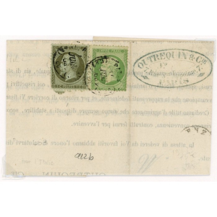 19 & 20 Oblitéré Cachet a Date - Depart  - Cote 200 Euros