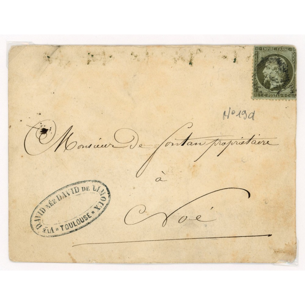 19 Oblitéré  - Depart  - Cote 200 Euros