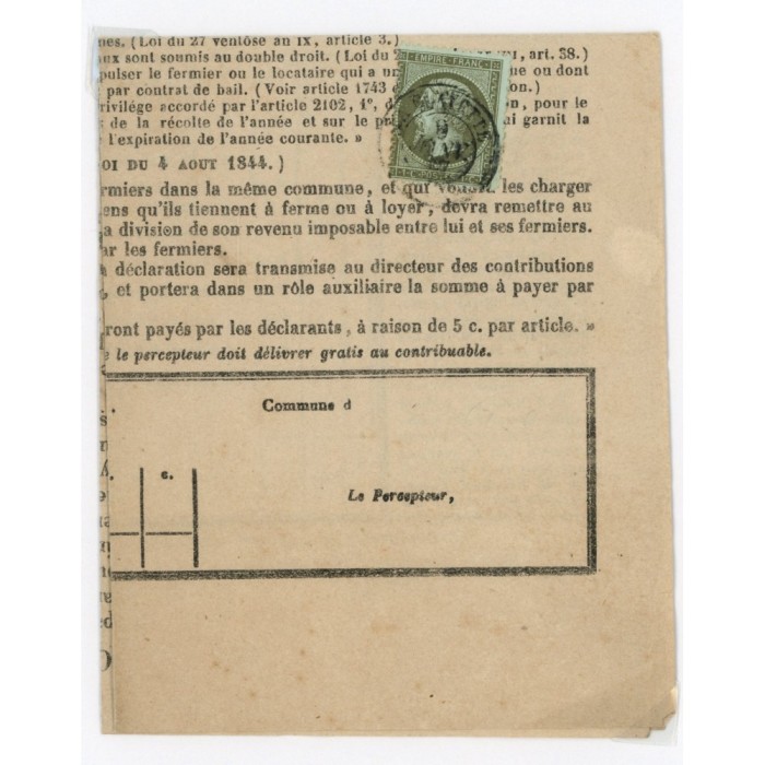 19 Oblitéré Cachet a Date - Depart  - Cote 200 Euros