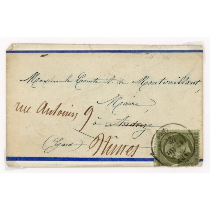 19 Oblitéré Cachet a Date - Depart Apt (86) - Cote 200 Euros