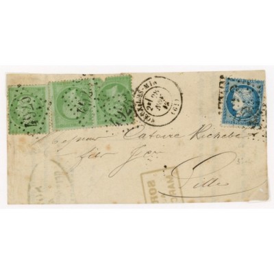 20 & 60A Oblitéré GC 4925 - Depart Noeux les Mines (61) - 4 Timbres - Cote 105 Euros