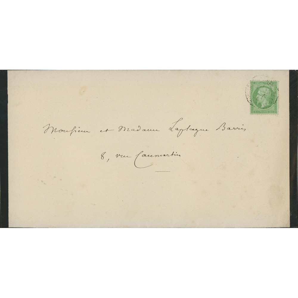 20 Oblitéré  - Depart Paris (60) - Cote 75 Euros