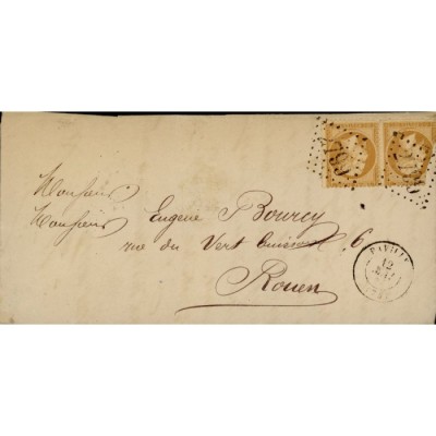 21 Oblitéré GC 2799 - Depart Pavilly - Paire - Cote 45 Euros