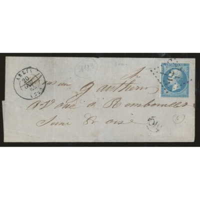 22 Oblitéré GC 2 - Depart Ablis (72) -  OR  dans un cercle - Cote 45 Euros