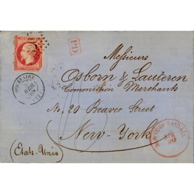 24 Oblitéré GC 3204 du Avril 1868 - Depart Roquevaire -   - Cote 140 Euros