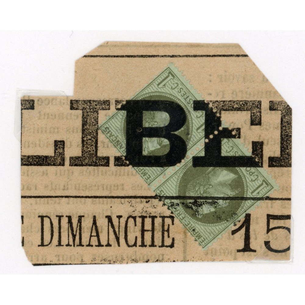 25 Oblitéré Obli des Journaux - Depart  - Paire - Cote 220 Euros