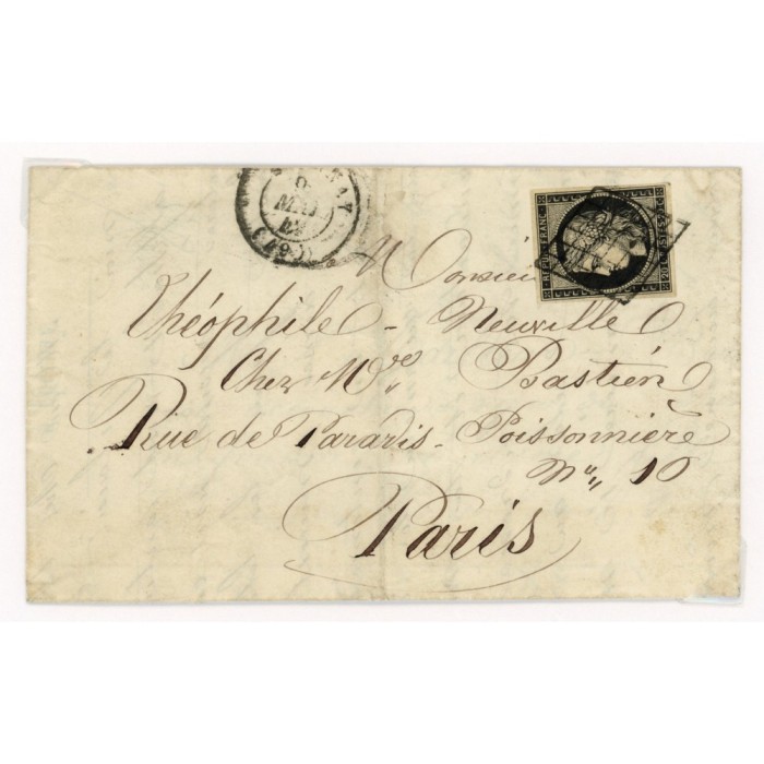 3 Oblitéré Grille - Depart (49) - Cote 120 Euros