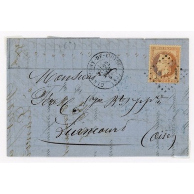 31 Oblitéré GC 1051 - Depart Clermont de l'Oise (58) - Cote 43 Euros