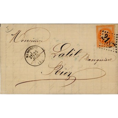 31 Oblitéré GC 2187 - Depart Manosque - Cote 43 Euros