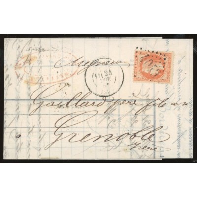 31 Oblitéré GC 4043 - Depart Tullins - Cote 45 Euros