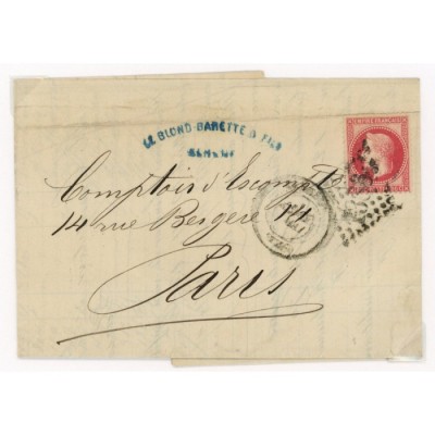 32 Oblitéré Gros Chiffre - Depart  - Cote 50 Euros