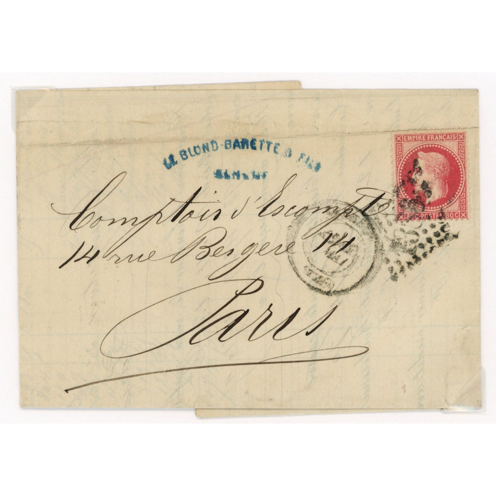 32 Oblitéré Gros Chiffre - Depart  - Cote 50 Euros