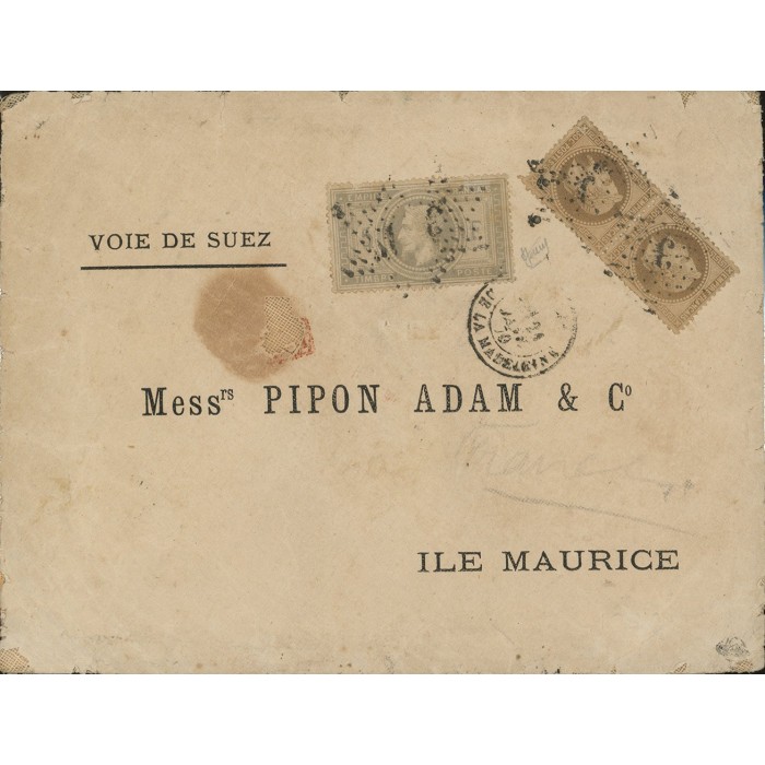 33 & 30 Oblitéré Etoile 3 du 21/01/1870 - Depart Paris (60) - Signé et certificat Brun 18580 - Cote 4150 Euros