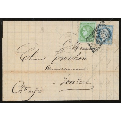 42 & 37 Oblitéré GC 532 - Depart Bordeaux (32) - Cote 323 Euros