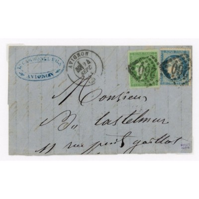 42 & 60A Oblitéré GC 260 - Depart Avignon (86) - Cote 323 Euros