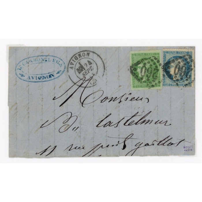 42 & 60A Oblitéré GC 260 - Depart Avignon (86) - Cote 323 Euros