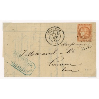 43 Oblitéré GC 3982 - Depart Toulouse (30) - Cote 203 Euros