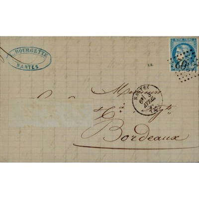 46B Oblitéré GC 2302 - Depart Nantes (42) - Cote 120 Euros