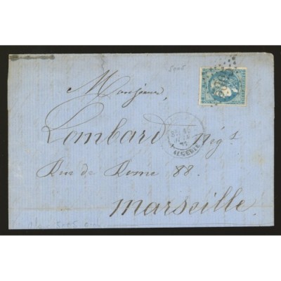 46B Oblitéré GC 5005 - Depart Alger (Algérie) - Cote 53 Euros