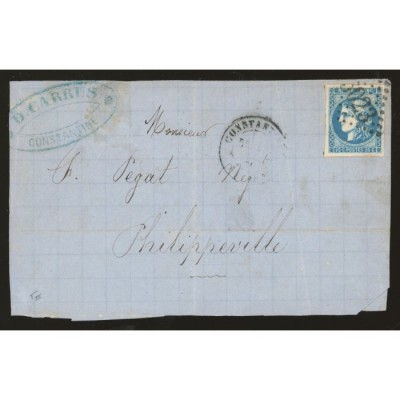 46B Oblitéré GC 5023 - Depart Constantine (Algérie) - Cote 53 Euros