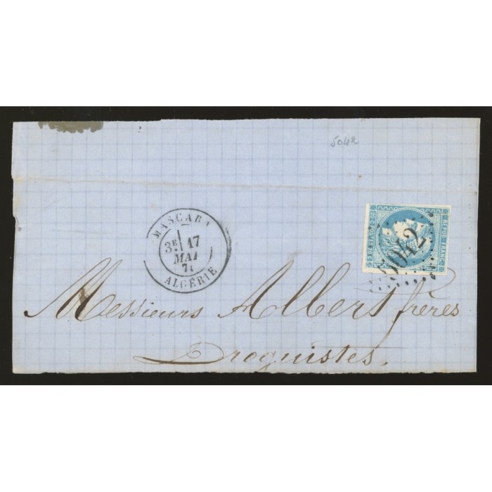 46B Oblitéré GC 5042 - Depart Mascara (Algérie) - Cote 88 Euros