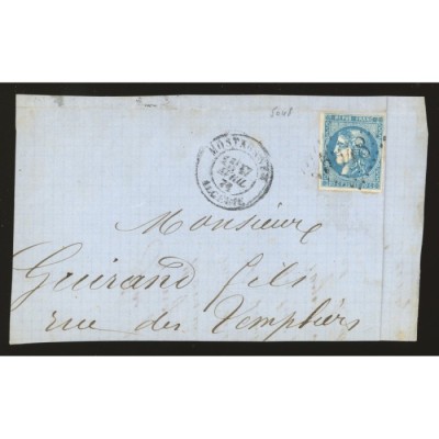 46B Oblitéré GC 5048 - Depart Mostaganem (Algerie) - Cote 58 Euros