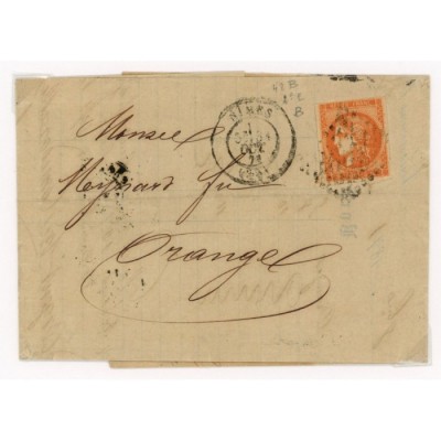 48 Oblitéré GC 2659 - Depart Nimes (29) - Cote 253 Euros