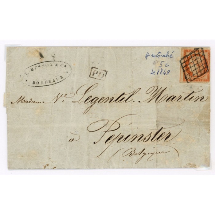 5 Oblitéré Grille - Depart  -   - Cote 965 Euros