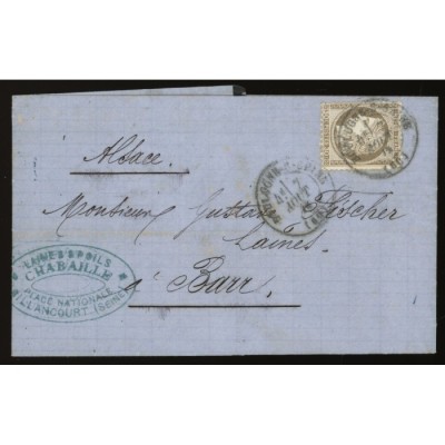 56 Oblitéré Cachet a Date - Depart Boulogne sur seine - Cote 50 Euros