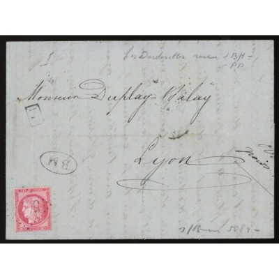 57 Oblitéré GC 5084 - Depart Les Dardanelles (Turquie) - BM dans un Cercle - Cote 90 Euros