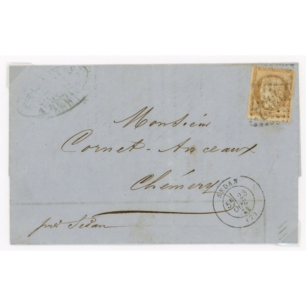 59 Oblitéré GC 3252 - Depart Sedan (7) - Cote 55 Euros