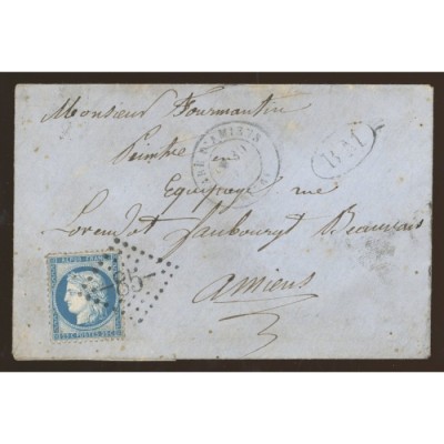 60A Oblitéré GC 85 - Depart Amiens (76) - Boite Mobile - Cote 47 Euros