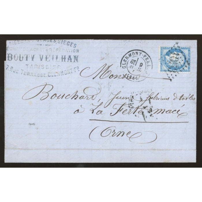 60B Oblitéré GC 1053 - Depart Clermont Ferrand (62) - Cote 78 Euros