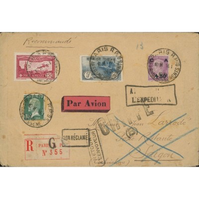 Divers Oblitéré  - Depart Paris (60) pour Saigon