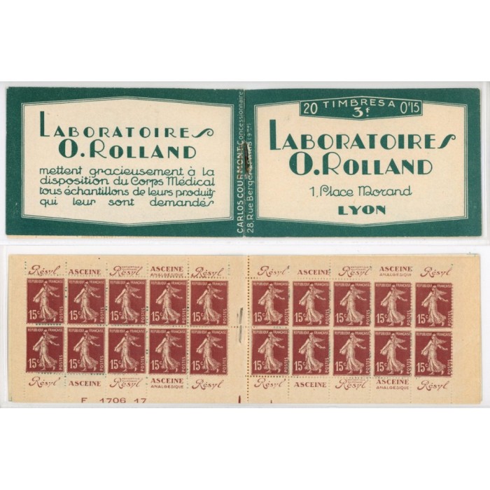 189-C 2 - ROLLAND - Cote 400 Euros
