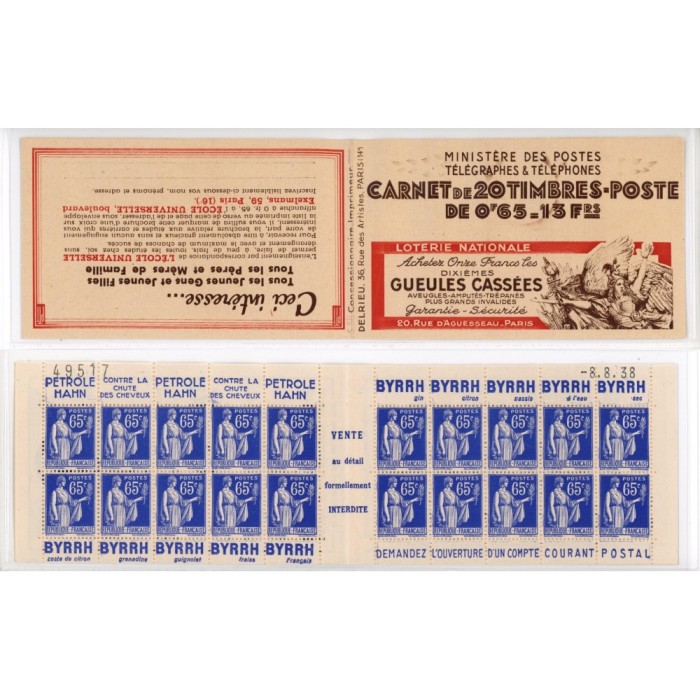 365-C 5 - Serie 38 - Cote 260 Euros