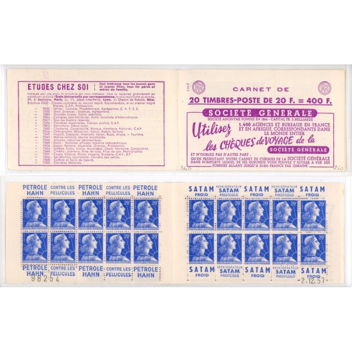 1011B-C 20 - Serie 14-57 - Cote 150 Euros