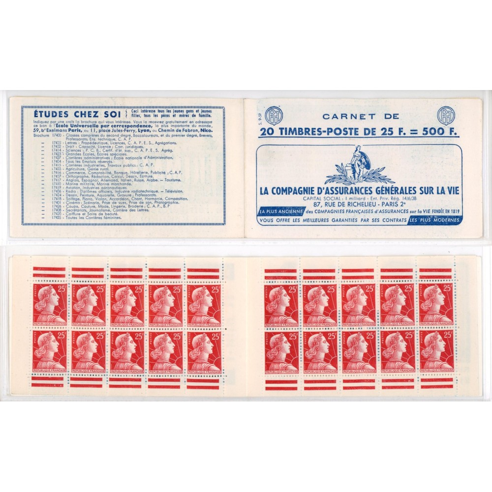 1011C-C 2 - Serie 9-59 - Cote 80 Euros