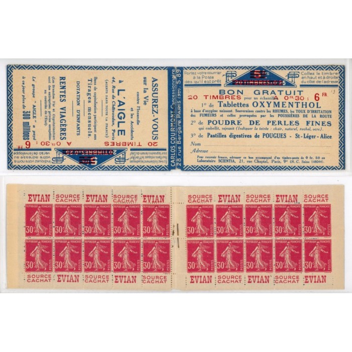 191-C 1 - Serie 89 - Cote 250 Euros