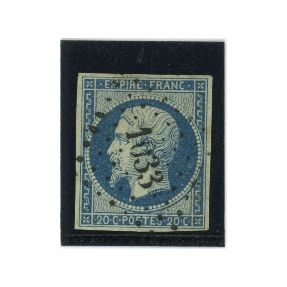 YT 14 Ad - Bleu sur Vert - PC 1033 - Creully - Calvados (13)